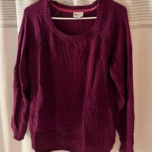STYLUS Rich Purple Crew Neck Sweater
